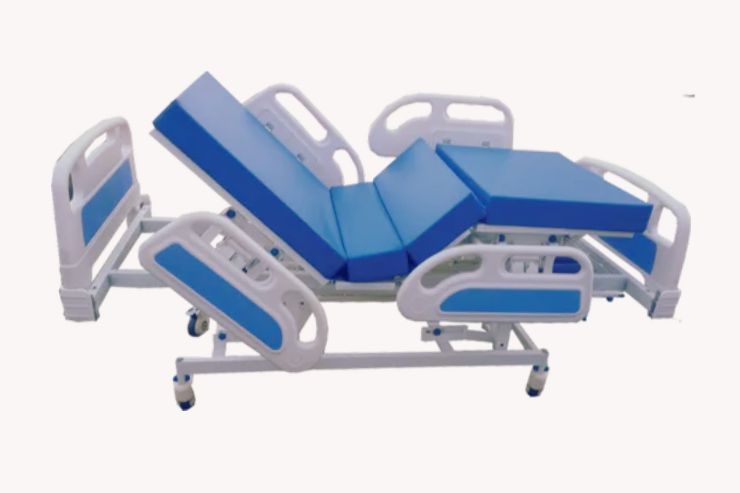 FIVE FUNCTIONS ELECTRIC ICU BED Overall Size : 2150L X 1000W X 600-H mm.