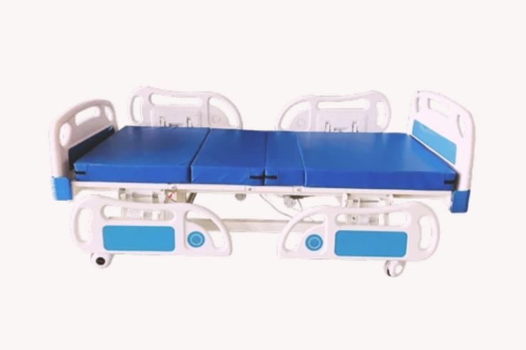 FIVE FUNCTIONS ELECTRIC ICU BED Overall Size : 2150L X 1000W X 600-H mm.