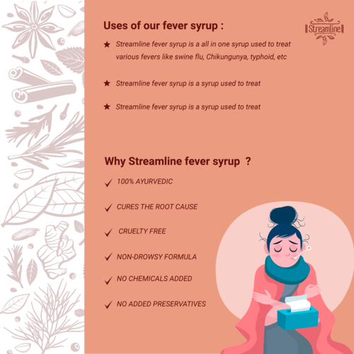 Fever Care Syrup - Herbal Tablet Form | Immune Booster, Anti-fatigue Support, Antioxidant & Cough Relief For All Ages