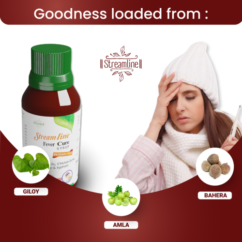 Fever Care Syrup - Herbal Tablet Form | Immune Booster, Anti-fatigue Support, Antioxidant & Cough Relief For All Ages