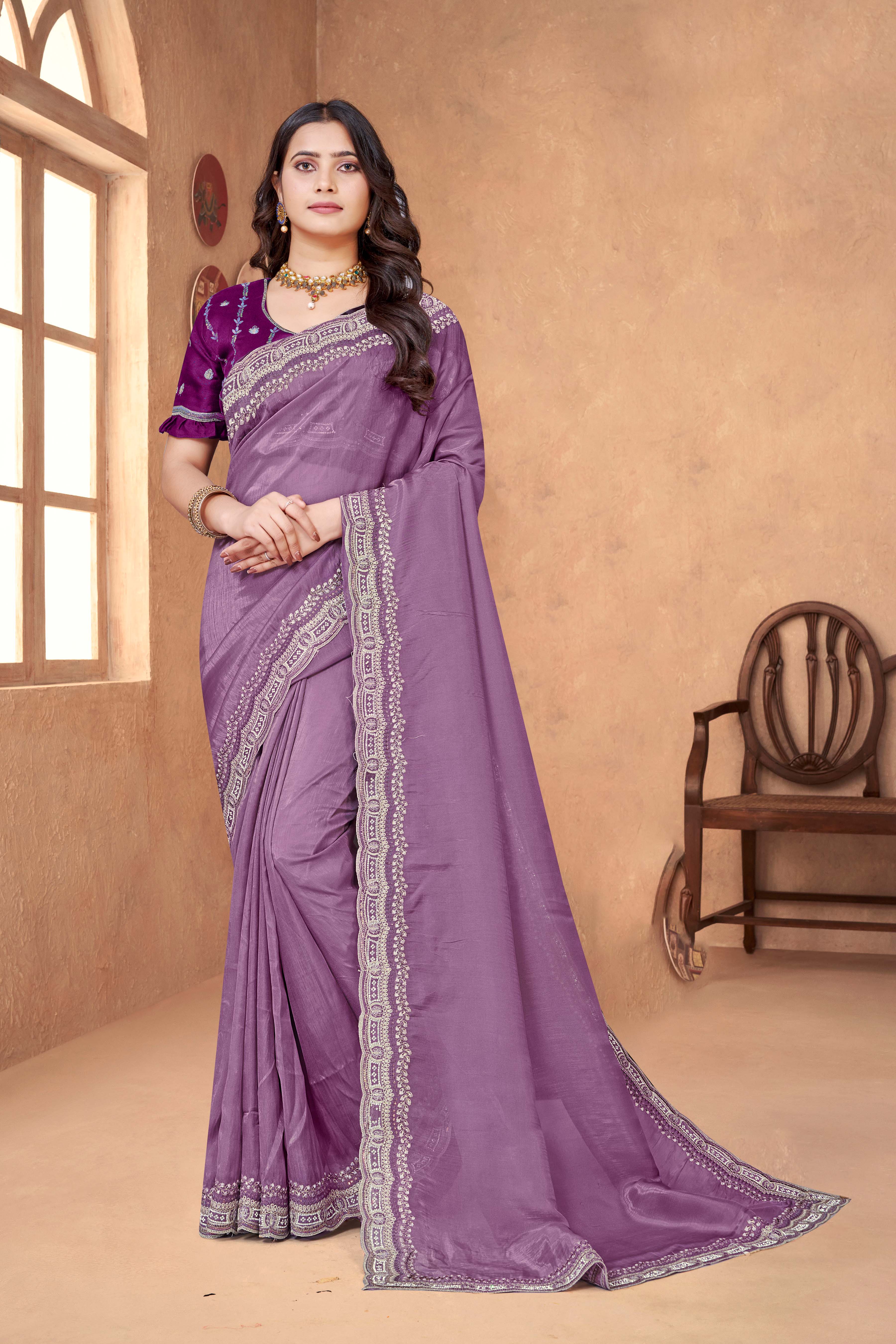 Parvati Multicolor Elacichi Silk Saree 