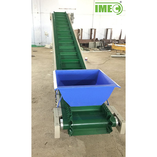 Inclined Cleat With Side Wall Belt Conveyor - Load Capacity: 50  Kilograms (Kg)