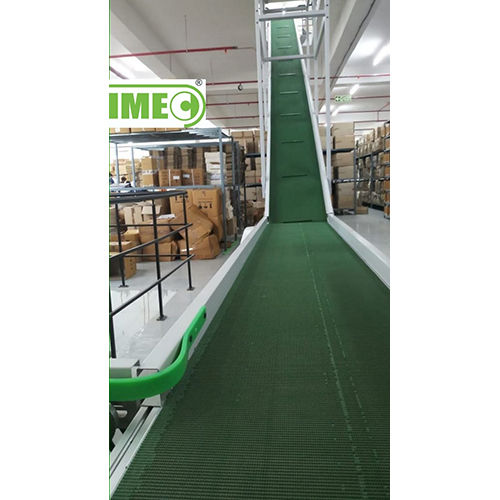 Inclined Belt Conveyor - Load Capacity: 1000  Kilograms (Kg)