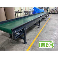 Horizontal PVC Belt Conveyor - 100 kg Load Capacity, 120 m/m Speed | Mild or Stainless Steel Construction, Ideal for Industrial Use