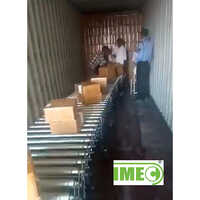 Container Loading Conveyor - Stainless Steel, Silver Color | Heavy Load Capacity, Easy Installation, Low Maintenance, Customizable Design