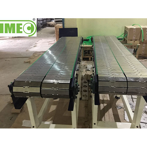 Metal Slat Chain Conveyor - Length: 10-20 Foot (Ft)