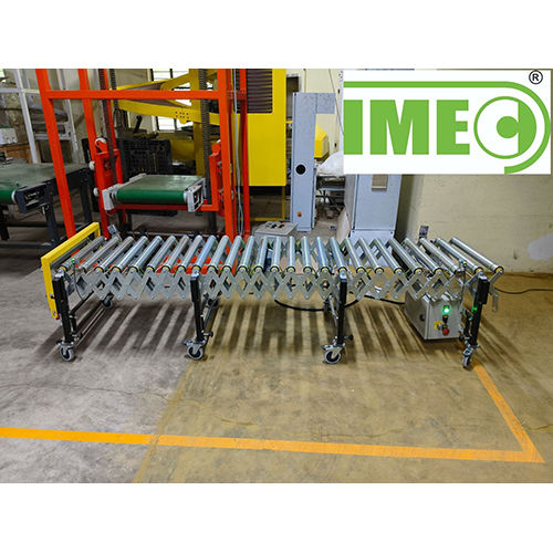 Flexible Powered Roller Conveyor - Color: Silver