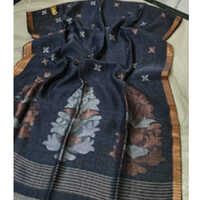 Ladies Pure Linen Saree