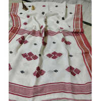 Ladies Khadi Jamdani Saree