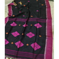 Ladies Khadi Jamdani Saree