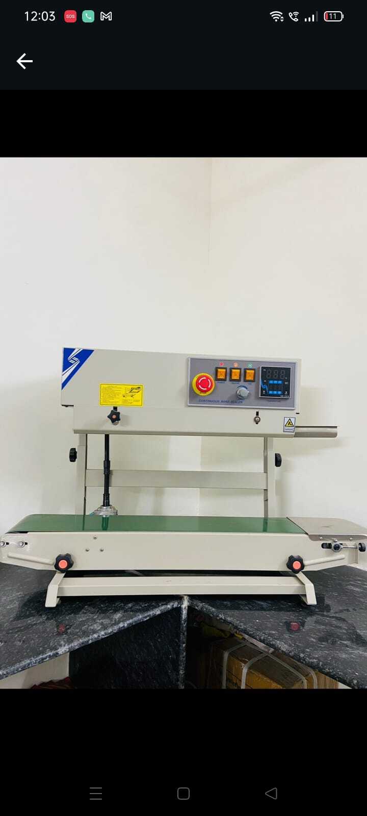 Band Sealer Machine - Application: Industrial