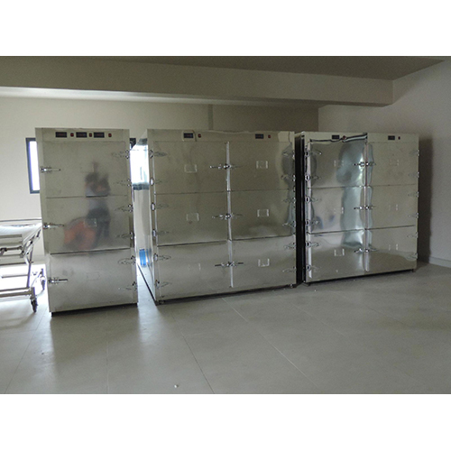 Mortuary Cooler Freezer Cabinet - Stainless Steel, Compact Design | Adjustable Temperature Controller, Energy Efficient Cold Storage Solution