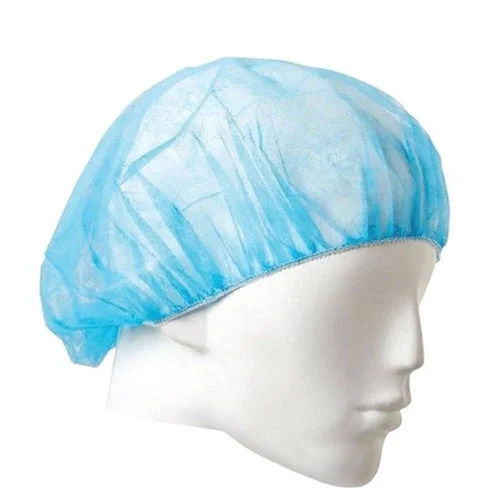 Disposable Mens Cap - Color: Blue