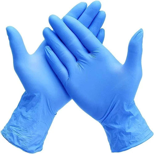 Disposable Hand Gloves - Color: Blue