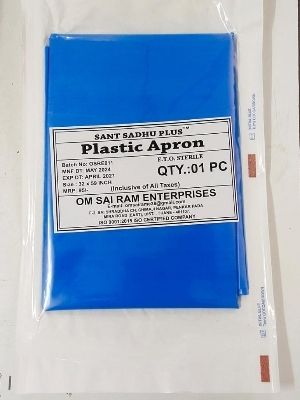 Plastic Apron - Color: Blue