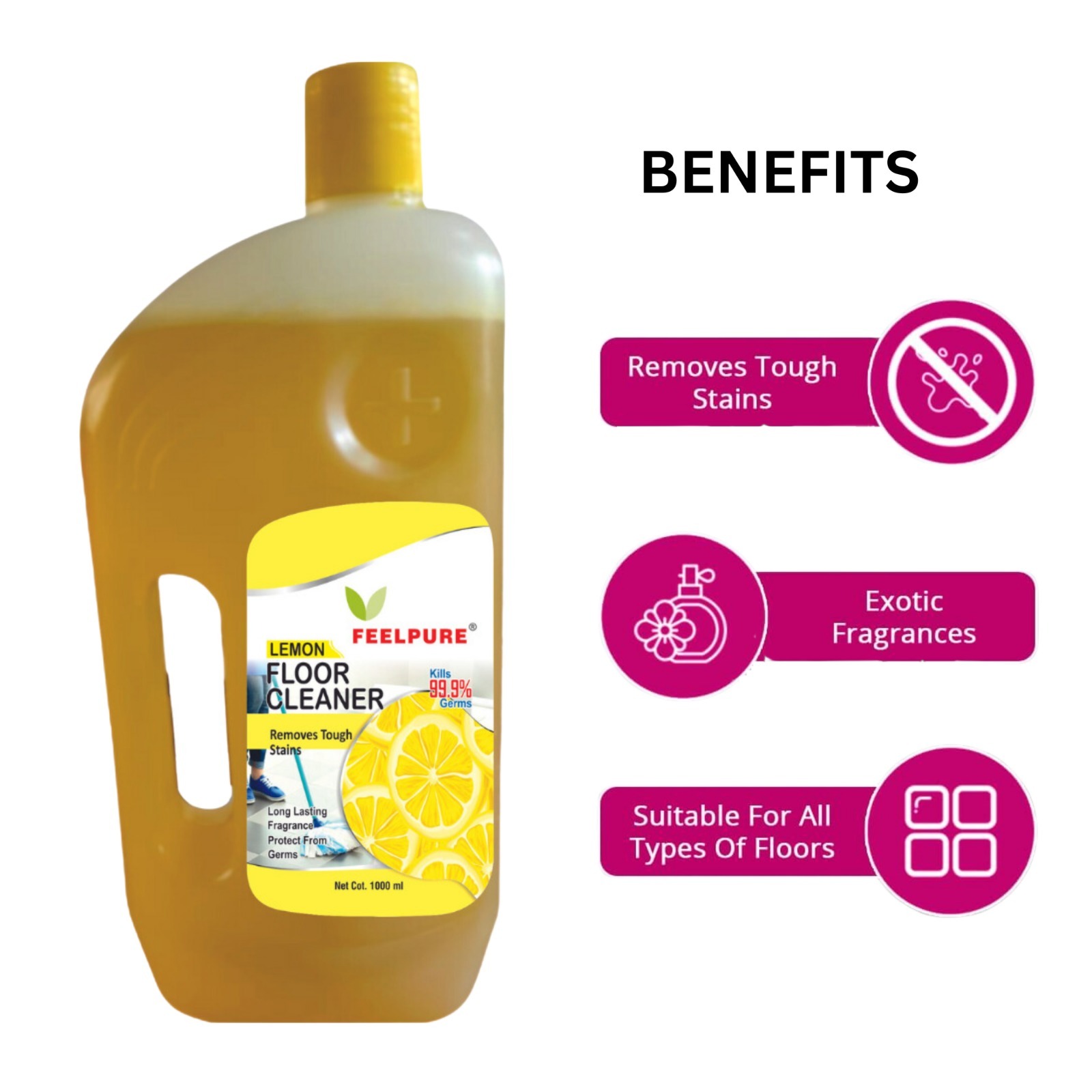 Floor Cleaner Lemon 1000 ml Floor Cleaner