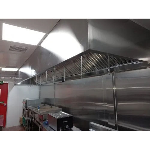 Ceiling Mounted Commercial Kitchen Hood - Exhaust Type: Combination