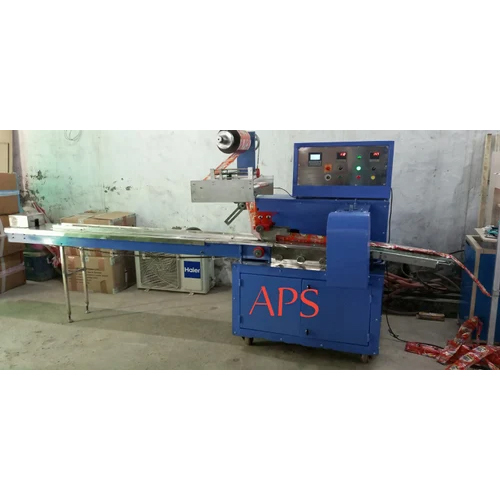 Automatic Noodles Flow Wrap Machine - Color: Blue