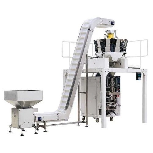 Chips Packing Machine - Stainless Steel, 750 kg Weight, 440 Volt Power | Automatic, Durable, Electric Drive, 3.5 kW Performance