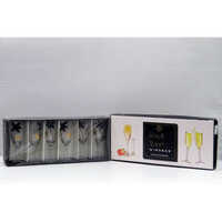 RoyalWine HP Glass - 400 mL Clear Glass Set of 6 Pieces | Modern Arts Style, Various Glass Thickness Options, Printed Finish