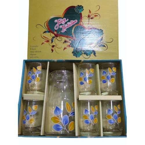 Juicy Invitation Glass Lemon Set - Color: Transparent