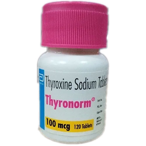 Thyroxine Sodium I.P 100Mcg - Physical Form: Tablets