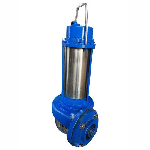 Submersible Dewatering Pump - Color: Silver & Blue