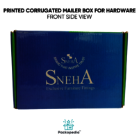Printed Corrugated Mailer Box for Hardware