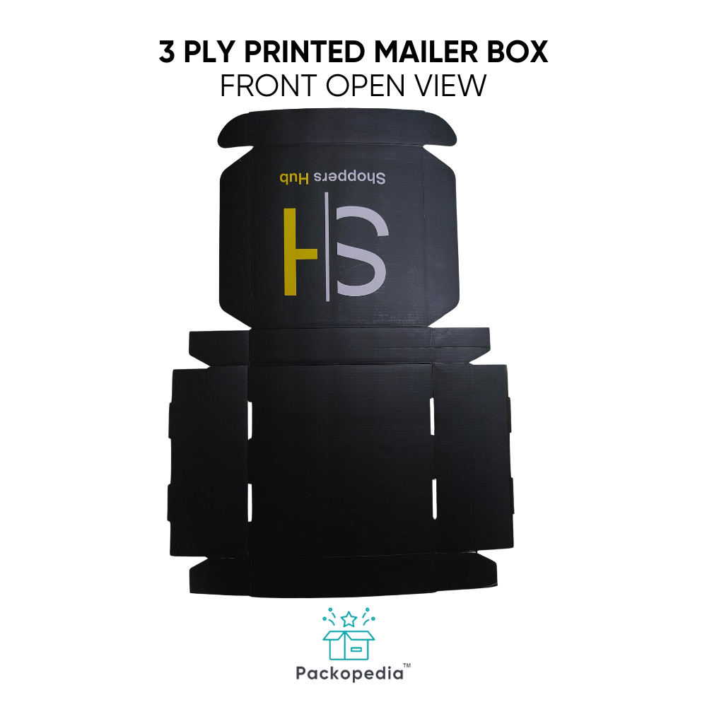 3 Ply Printed Corrugated Mailer Box For Apparel - Clothing Brands
