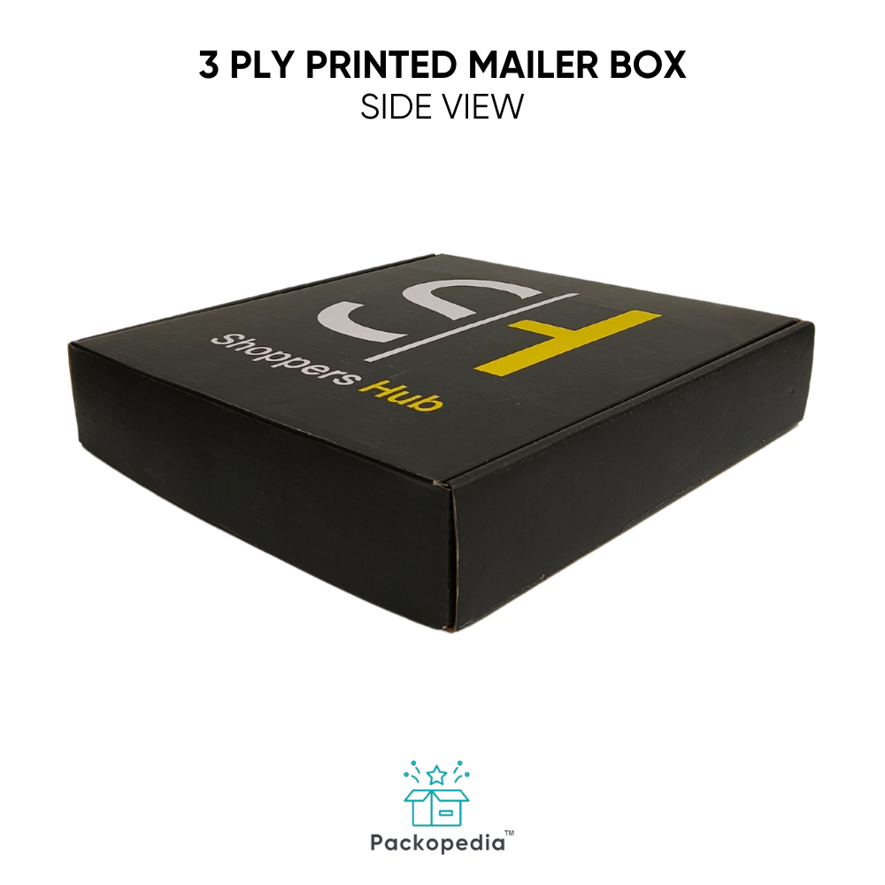 3 Ply Printed Corrugated Mailer Box For Apparel - Clothing Brands