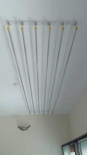 Apartment cloth drying ceiling hangers