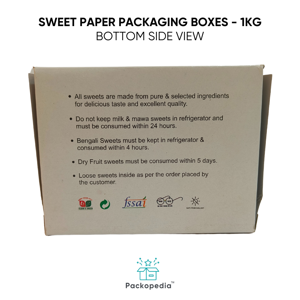 Sweet Paper Packaging Boxes - 1 Kg