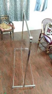 Stainless Steel Garment Display Stands - Color: Silver