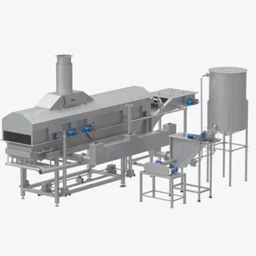 Continuous Potato Chips Fryer - Capacity: 100 Kg/Hr Kg/Hr