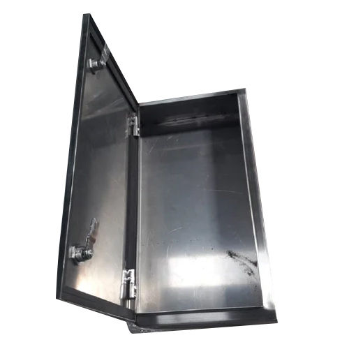 Stainless Steel Panel Box - Color: Silver