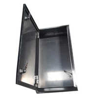 Stainless Steel Panel Box - Color: Silver