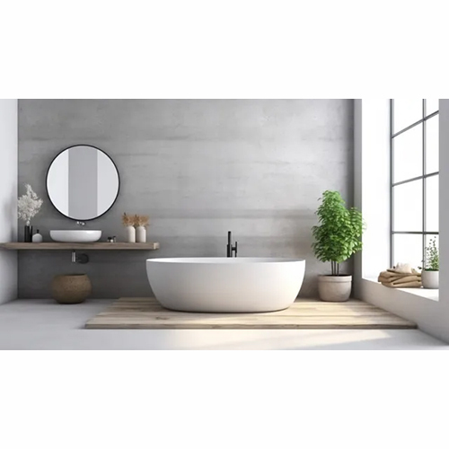 White Bath Tub - Finish: Glossy