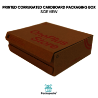 3 Ply E-Flute Printed Corrugated & Printed Tuck Style Packaging Box With Tear In Style