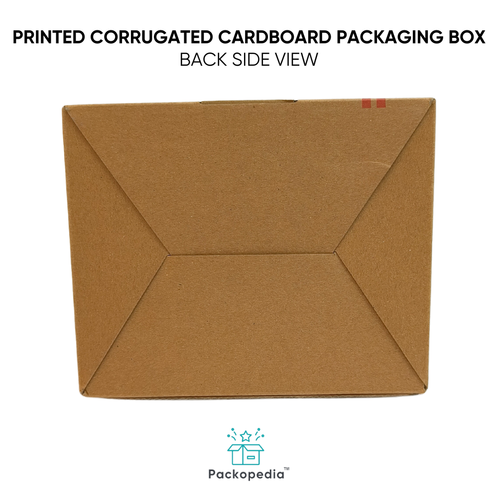3 Ply E-flute Printed Corrugated & Printed Tuck Style Packaging Box With Tear In Style - Color: Multicolour