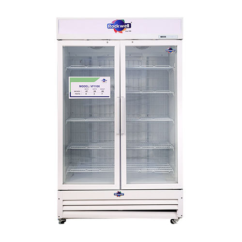 Vf 1100C 941 Ltr Double Door Visi Freezer - Color: White