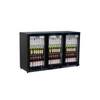300 Ltr Back Bar Cooler - Color: Black
