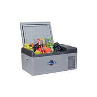 15 Ltr Car Cooler Freezer - Durable Plastic, Standard Size, Suitable For All Vehicle Types, Warranty Available, Ideal For Commercial Use