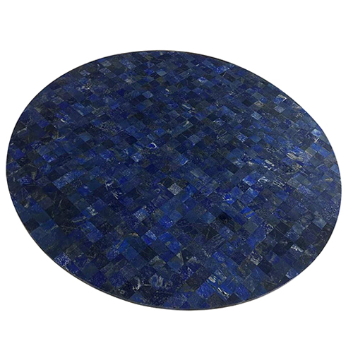 Lapis Lazuli Central Table Top - Color: Blue