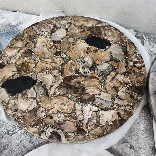 Petrified Wood Stone Table Top