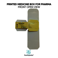 Printed Corrugated Medicine Box for Pharma - E-flute