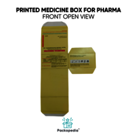 Printed Corrugated Medicine Box for Pharma - E-flute
