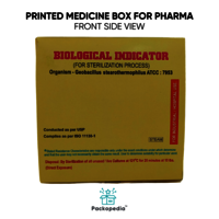 Printed Corrugated Medicine Box for Pharma - E-flute