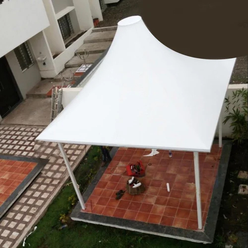 White Gazebo Tensile Structure