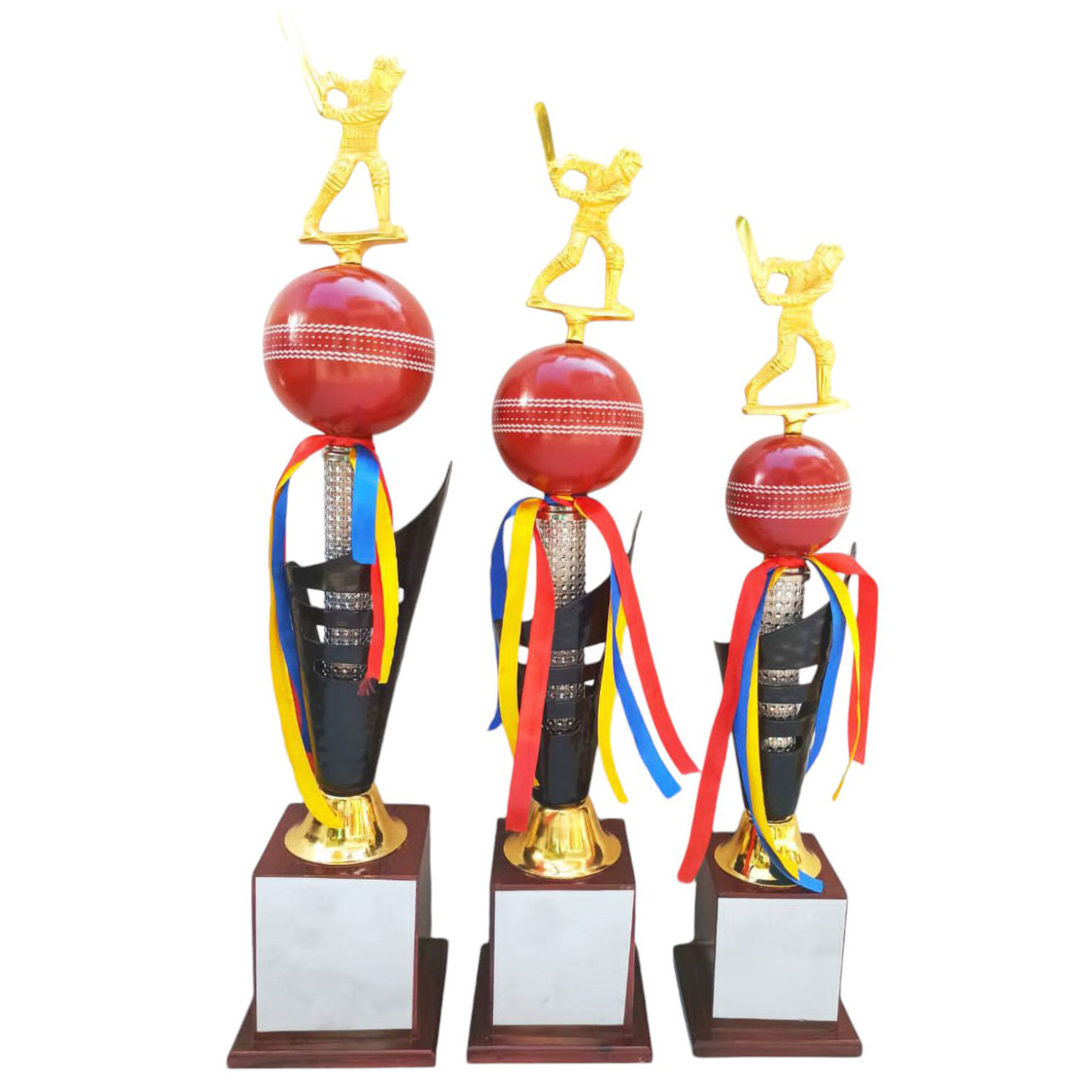 Golden Metal Cricket Trophy #439 - Color: Various Colors