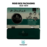 Custom Rigid Box Top Bottom Packaging for CreamCosmetic Products